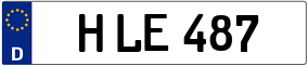 Truck License Plate